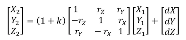 旋轉、縮放、平移公式