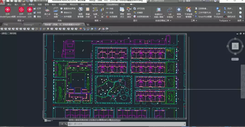 圖6 AutoCAD用CloudWorx插件繪制成圖成果 圖6 AutoCAD用CloudWorx插件繪制成圖成果